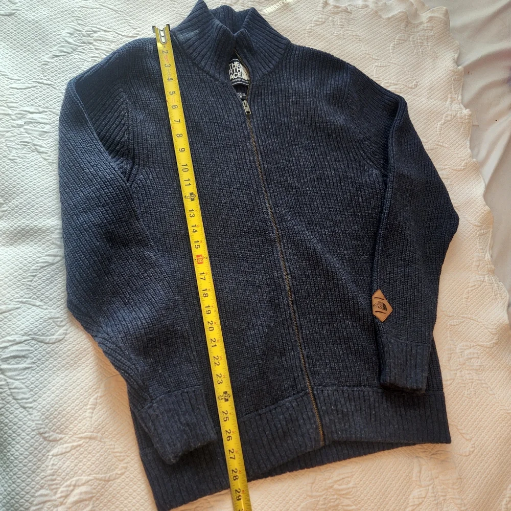 Men's Navy Full-Zip Sweater